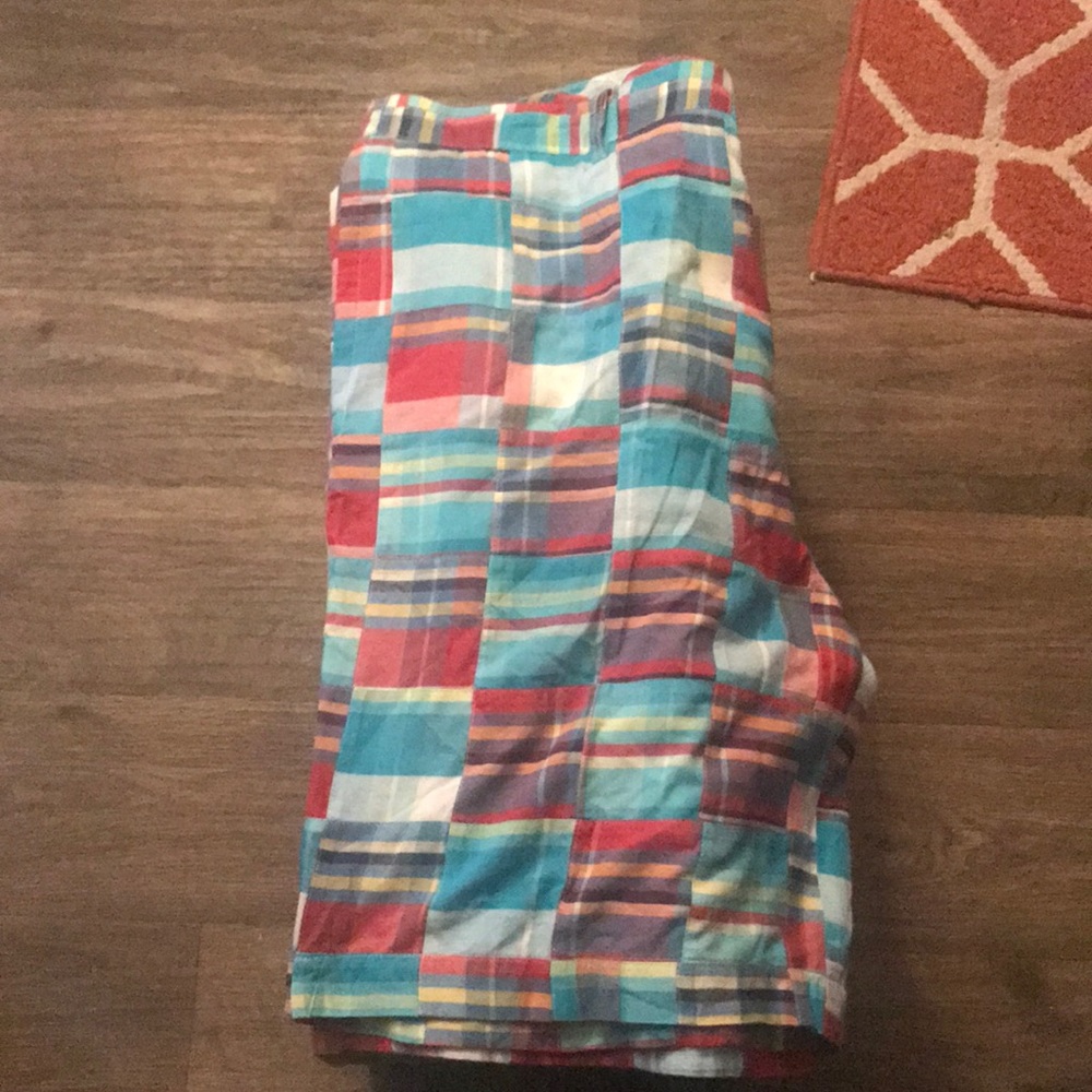 Kelly’s Kids men plaid shorts